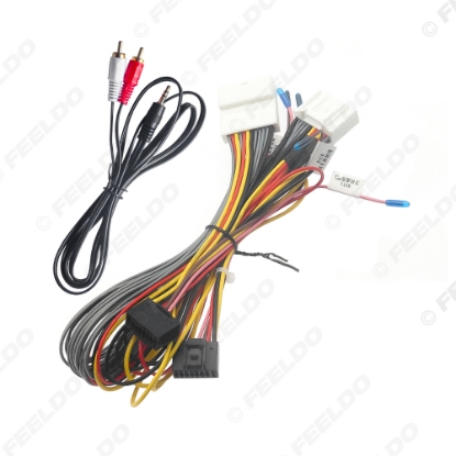 Picture of Car 16pin Power Cord Wiring Harness Adapter With Canbus For Renault Koleos (2006-2013) Installation Head Unit Cable