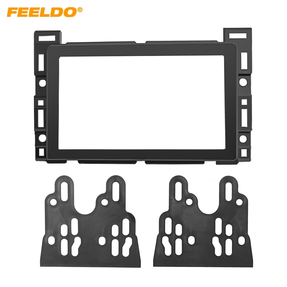 Picture of Car 2Din Radio DVD Fascia Frame For CHEVROLET Cobalt PONTIAC G5SATURN Aura Stereo Dash Mount Panel Frame Installation Trim Kit