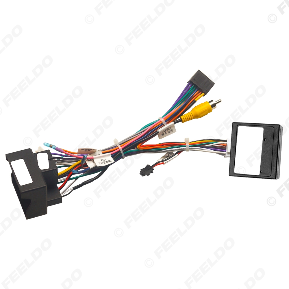 Picture of Car 16pin Audio Wiring Harness With Canbus Box For MG ZS/HS/GS MG6 Roewe with Panoramic Stereo Installation Wire Adapter