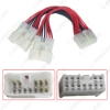 Picture of Car Audio Radio 12pin Male To Female Plug Wire Harness Adapter For Suzuki Wagon R Audio CD Wiring Connector