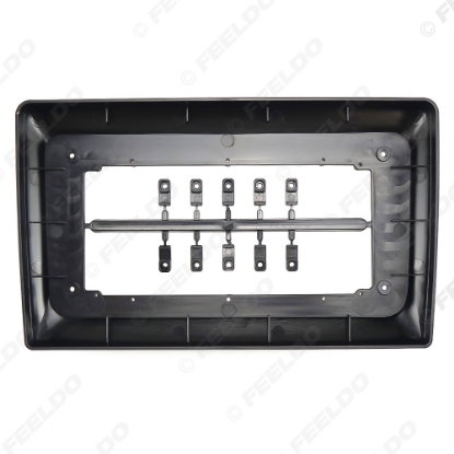 Picture of Car Audio 10.1" Big Screen Head Unit Dash Fascia Panel Frame Kit Adapter For Perodua Bezza 2016+ Radio Dash Frame