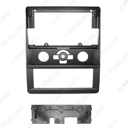 Picture of Car Audio 9" Big Screen Head Unit Dash Fascia Panel Frame Kit Adapter For Foton View G7 2019 Radio Dash Frame