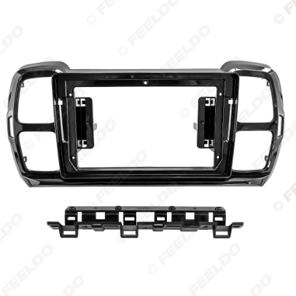 Picture of Car Audio 9" Big Screen Head Unit Dash Fascia Panel Frame Kit Adapter For Citroen C5 Aircross 2017+ Radio Dash Frame