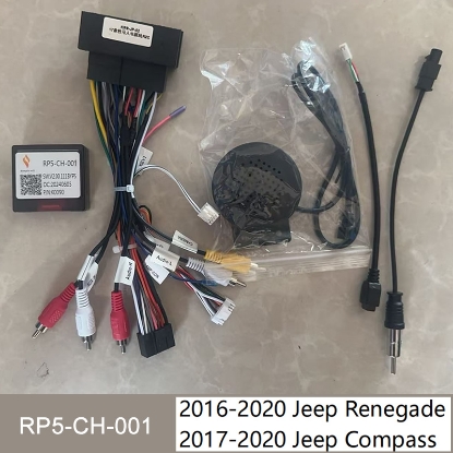 Picture of Car 16pin Android Wiring Harness USB Cable With Canbus(RP5-CH-001) For Jeep Compass(17-20)/Renegade(16-20)