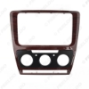 Picture of Mahogany Car Radio Stereo 2DIN Fascia Panel Refitting Frame Facia Trim Install Mount Kit For Skoda Octavia(10~13) Auto/Manual A/C