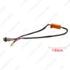 Picture of Car A50W 6Ohm T15 LED Light Warning Cancellor Decoder Load Resistor Socket Plug Error Wiring Harness