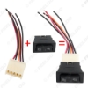 Picture of Auto 12V/24V 20A Universal 5pins Car Power Window Switch Button Wiring Adapter With Red Illumination Indicator Wire Cable