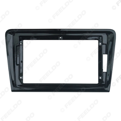 Picture of Car Audio 9" Big Screen Head Unit Dash Fascia Panel Frame Kit Adapter For Volkswagen Bora 2013-2015 Radio Dash Frame
