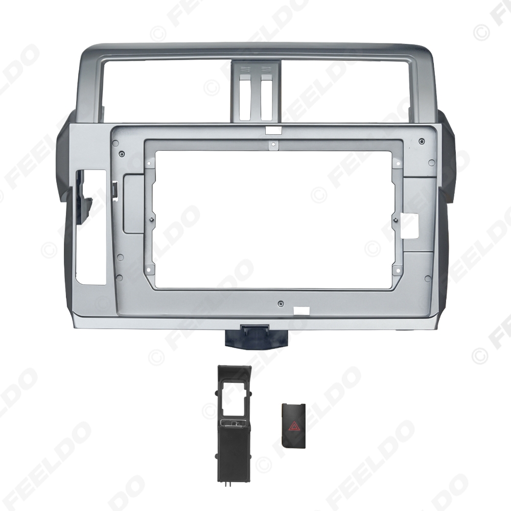 Picture of Car Stereo 10.1 Inch Big Screen Fascia Frame Adapter For Toyota Prado 2Din Dash Audio Fitting Panel Frame Kit