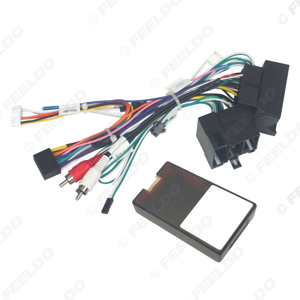 Picture of Car Audio Wiring Harness with Canbus Box For Mercedes-Benz B200 Aftermarket 16pin CD/DVD Stereo Installation Wire Adapter