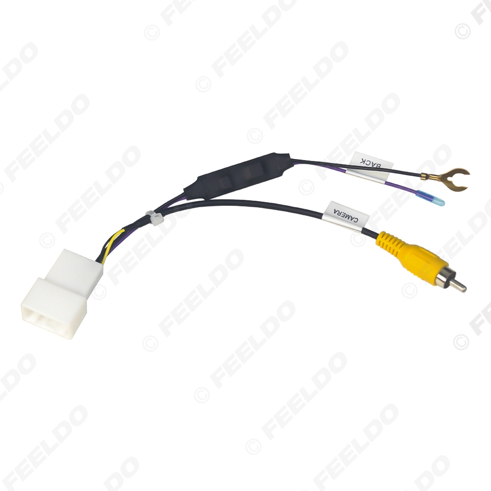 Picture of 16-pin Car Reverse Camera Output Video Adapter Wiring Cable For Toyota Original Factory Camera Video Output