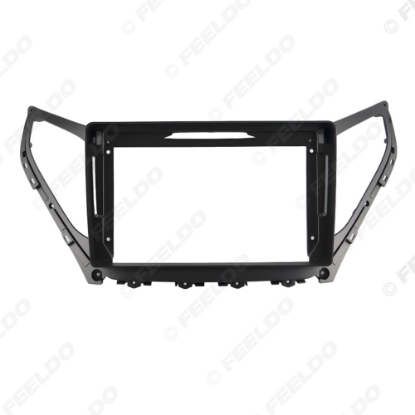 Picture of Car Audio 9" Big Screen Head Unit Dash Fascia Panel Frame Kit Adapter For Hyundai Azera 2014-2015 Radio Dash Frame