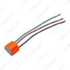 Picture of H4 Female Ceramic Headlight Connector Pigtail Plug Adapter Socket 