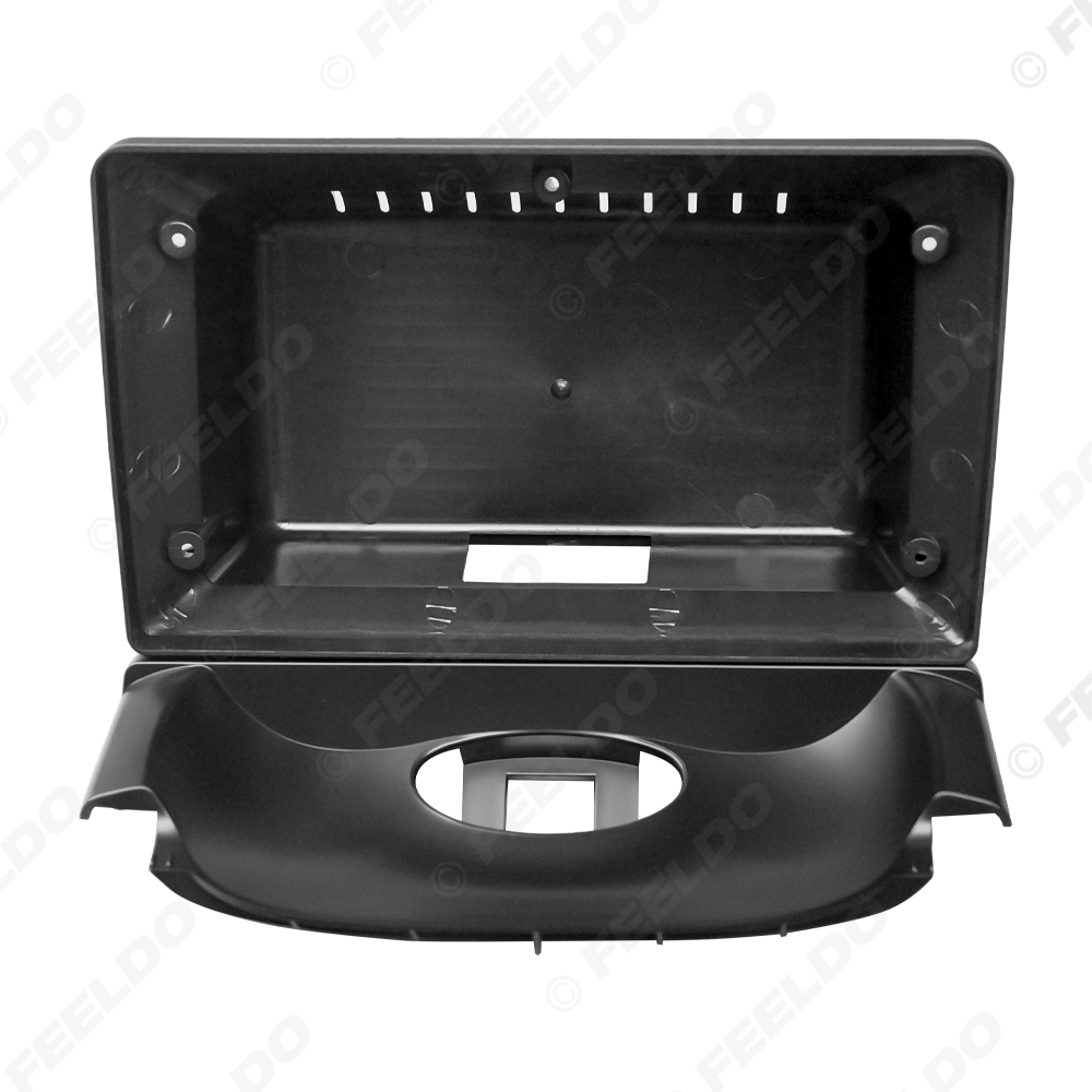 Picture of Car Audio 9" Big Screen Head Unit Dash Fascia Panel Frame Kit Adapter For Peugeot 206/Citroen C2 Auto Dash Frame