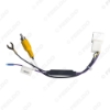 Picture of Car Parking Reverse Wire Adapter 12Pin Male Video Plug RCA Cable With 12V-6V Power Convertor Board For Toyota Car Models