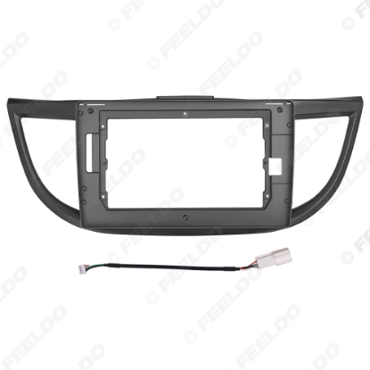 Picture of Car Audio 10.1" Big Screen Fascia Frame Adapter With Lamp Panel For Honda CRV 2Din Dash Fitting Panel Frame Kit