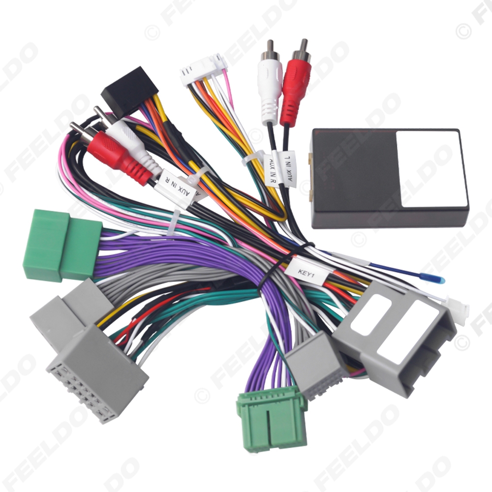 Picture of Car Audio Wiring Harness with Canbus Box For Volvo S60/XC60(08-13)/V60(11-13) Aftermarket 16pin CD/DVD Stereo Installation Wire Adapter