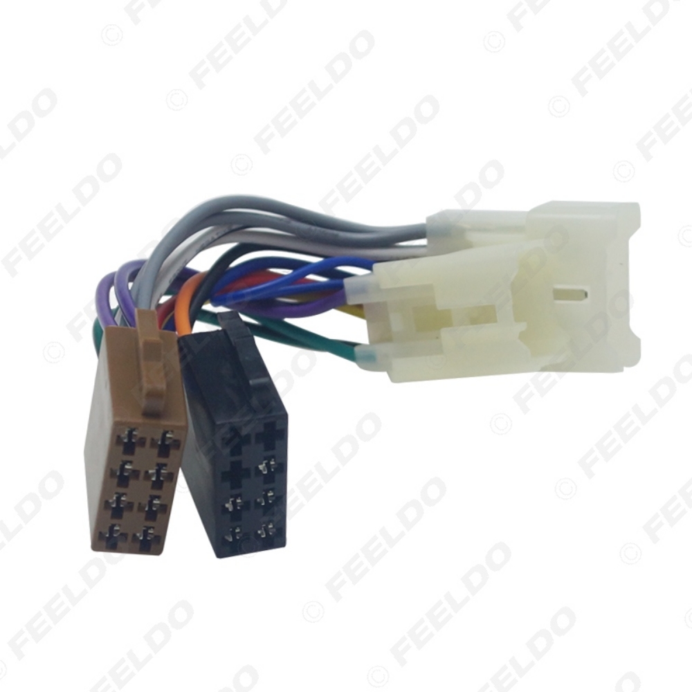 Picture of Car Stereo Audio Conversion Wire Plug Adapter For ISO to Toyota CD Radio Wiring Harness Original Head Units Cable