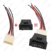 Picture of Double Arrow 5pins Car Power Window Switch Wire Cable 12V/24V 20A With Red Green Illumination Indicator Wiring Adapter 