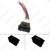 Picture of Double Arrow 5pins Car Power Window Switch Wire Cable 12V/24V 20A With Red Green Illumination Indicator Wiring Adapter 
