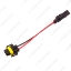 Picture of Car Headlight Lamp Wiring Socket Adapter H11 To Speaker Connector Plug Auto Light Wire Cable
