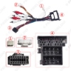 Picture of Car Audio 16PIN DVD Player Power Calbe Adapter With Canbus Box For Fiat Doblo 500L 08-11 Bravo Doblo 07-12 Stereo Plug Wiring Harness