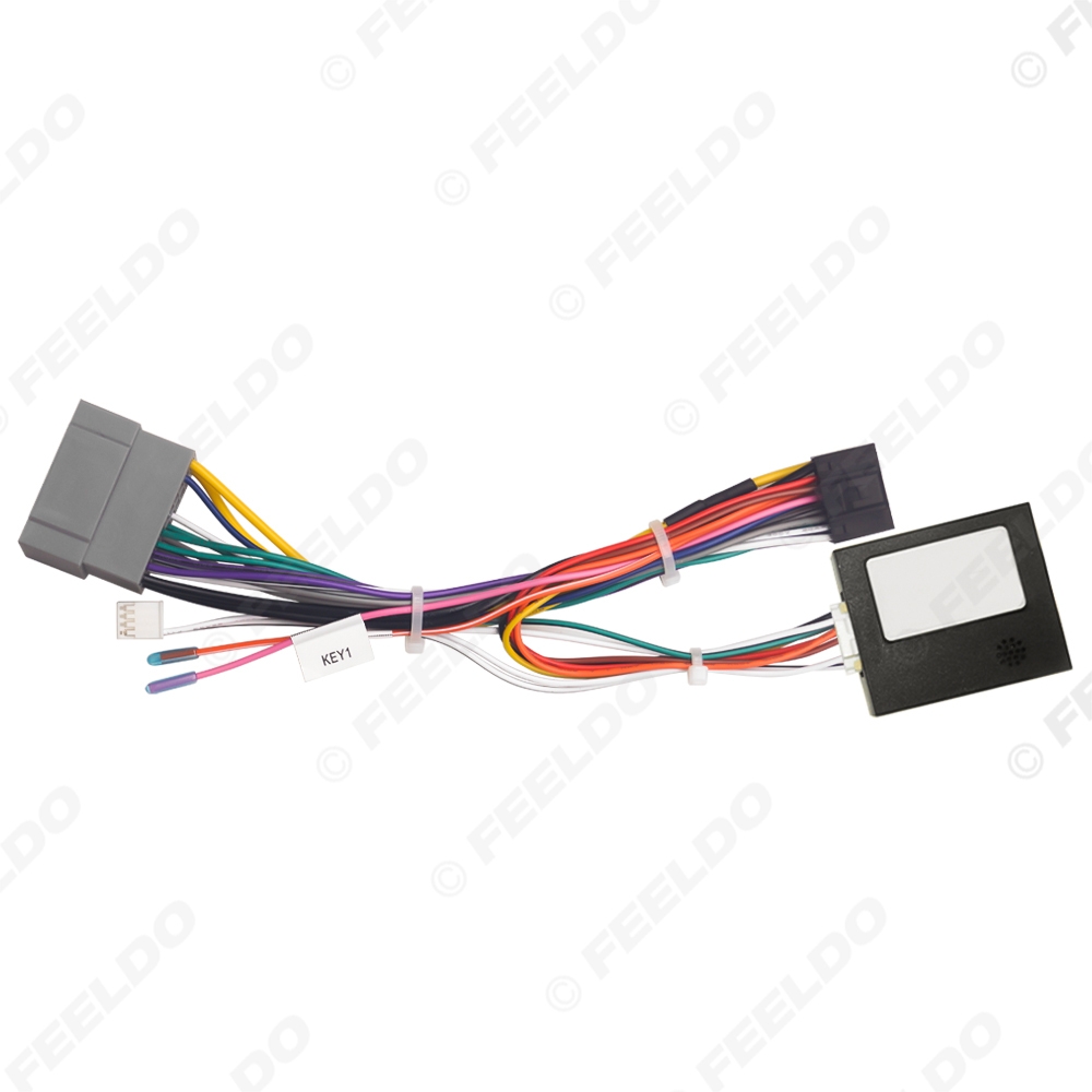 Picture of Car Audio 16PIN Android Power Cable Adapter With Canbus Box For Jeep Compass 07~09 Radio Wiring Harness