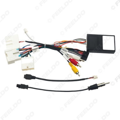 Picture of Car 16pin Power Cord Wiring Harness Adapter With Canbus Box For Mercedes-Benz Smart 2018 Installation Head Unit