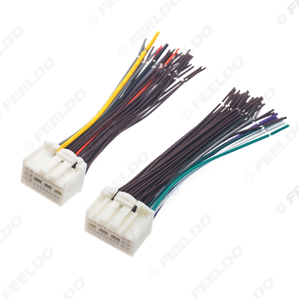 Picture of 35Pin+38Pin Full Pin Pluging Car Stereo Wire Harness Adapter Connector Plug Into Radio For KIA K2/K3/K4/Elantra/Mistra/Tucson