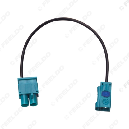 Picture of Auto Antenna Dual FAKRA Male To Single FAKRA Female Car Stereo Radio Antenna Connector Adapter