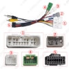 Picture of Car 16pin Power Cord Wiring Harness Adapter With Rearview Wire For Isuzu D-MAX (08-18) Installation Head Unit Cable