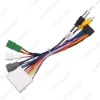 Picture of Car 16pin Power Cord Wiring Harness Adapter With Rearview Wire For Isuzu D-MAX (08-18) Installation Head Unit Cable