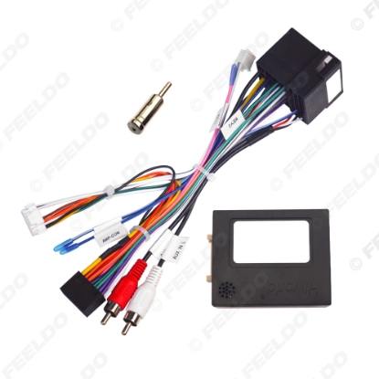 Picture of Car 16pin Power Cord Wiring Harness Adapter With Canbus Box For Alfa Romeo Giulietta/MTO/159/147 Installation Head Unit