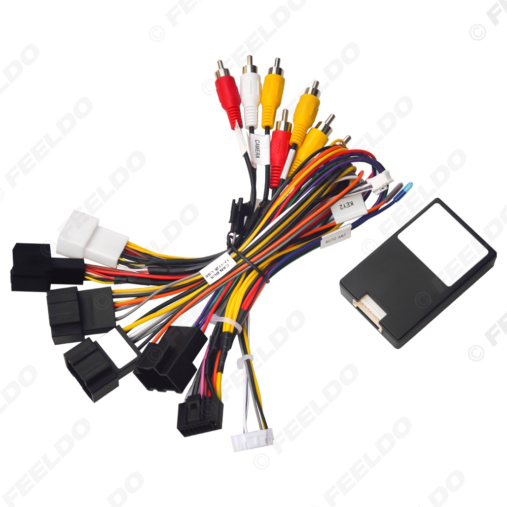 Picture of Car Stereo Audio 16PIN Android Power Cable Adapter For Chevrolet Captiva Epica CD/DVD Player Wiring Harness