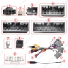 Picture of Car Audio 16PIN DVD Player Power Calbe Adapter With Canbus Box For Honda City Greiz Odyssey Stereo Plug Wiring Harness