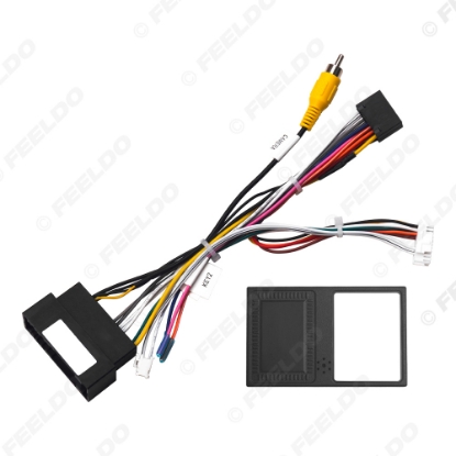 Picture of Car 16pin Power Cord Wiring Harness Adapter With Canbus Box For Ford F150 Raptor 2019 Installation Head Unit