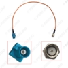Picture of FAKRA Type Z Male Plug To SMA Male For GPS Antenna Adapter Pigtail Cable Using RG316 Coax