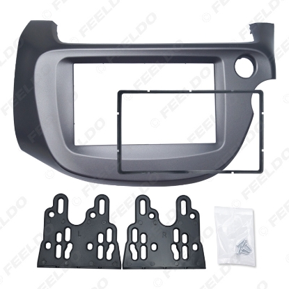 Picture of Car Audio Radio 2Din Dash Panel Fascia Frame For HONDA Fit Jazz(RHD) Dash CD/DVD Installation Frame Trim Kit