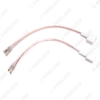 Picture of 2pcs Car 2Pin Stereo Speaker Wire Harness Adaptors For Nissan Auto Speaker Replacement Connection Wiring Plug Cables
