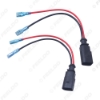 Picture of 2PCS Car Special Single Plug Speaker Cable Adaptor For Volkswagen Audi Skoda Porsche Benz BMW Great Wall Wire Connectors