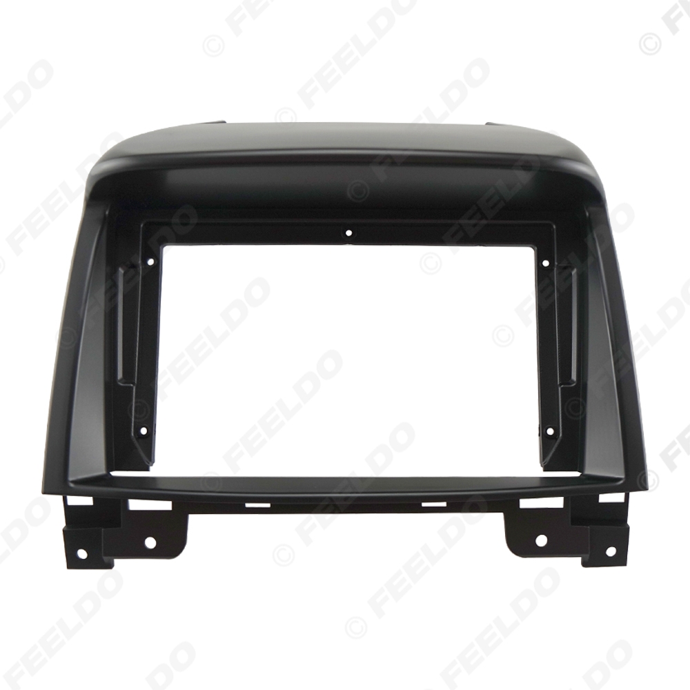 Picture of Car Audio 9" Big Screen Head Unit Dash Fascia Panel Frame Kit Adapter For Luxgen DA7 (2014) Radio Dash Frame