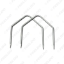 Picture of 2pcs/Set Car CD Radio Stainless Steel Installation and Removal V-Style Auto Audio Tools