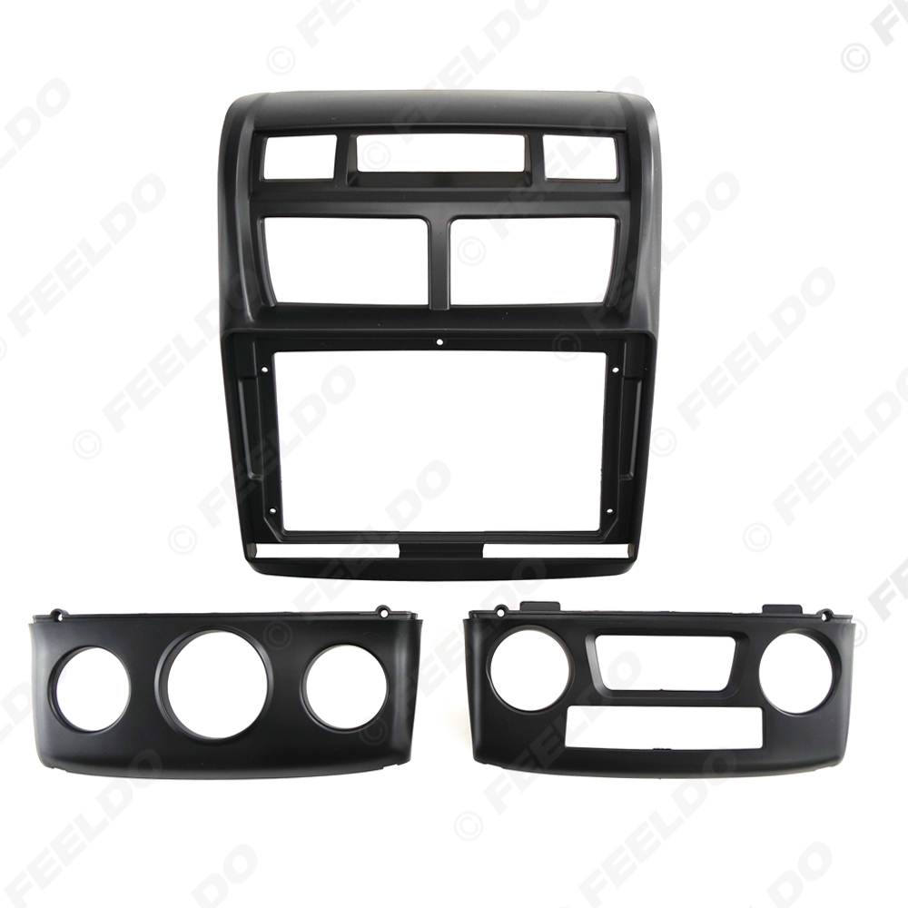 Picture of Car Audio Face Plate Fascia Frame For KIA Sportage 05-09 9" Big Screen CD/DVD Player Panel Dash Mount Kit