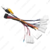Picture of Car Radio 16PIN Adaptor Wiring Harness With Back Camera Wire For Toyota Audio Power Cable Head Unit Harness