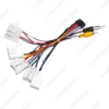 Picture of Car Radio 16PIN Adaptor Wiring Harness With Back Camera Wire For Toyota Audio Power Cable Head Unit Harness