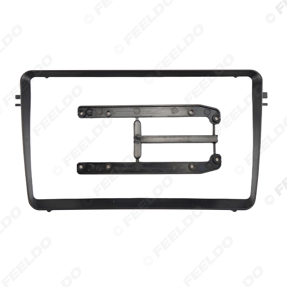 Picture of Car Audio 9" Big Screen Head Unit Dash Fascia Panel Frame Kit Adapter For Leopaard CT7 2017 Radio Dash Frame