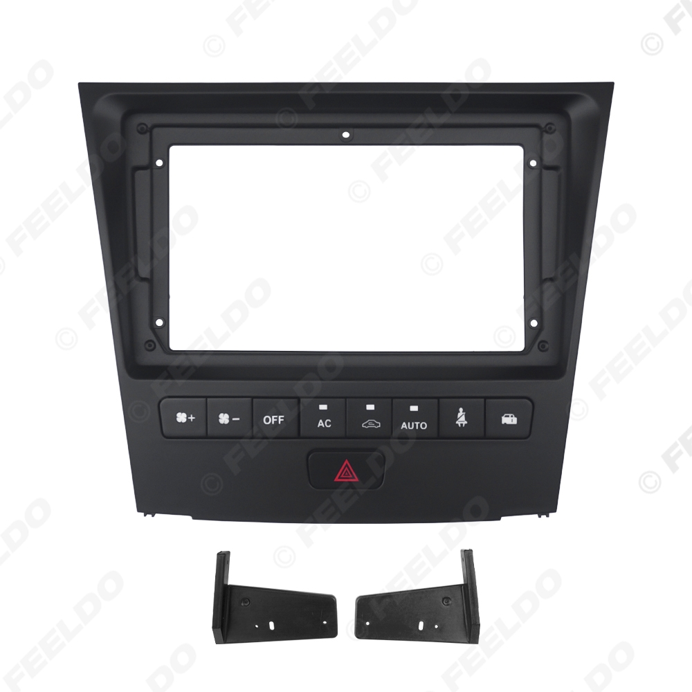 Picture of Car Audio 9" Big Screen Head Unit Dash Fascia Panel Frame Kit Adapter For Lexus GS300 (04-11) Radio Dash Frame 