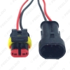 Picture of Auto Car Waterproof 1/2/3/4/5/6 Pin Way Electrical Connector Plug Wire Harness Motorcycle AWG HID Socket Adapter
