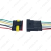 Picture of Auto Car Waterproof 1/2/3/4/5/6 Pin Way Electrical Connector Plug Wire Harness Motorcycle AWG HID Socket Adapter