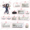 Picture of Car 9" Radio Fascia Frame 16pin Power Wiring Harness Canbus Bundle Kit For Lexus LS460/LS600 (06-11) Kit